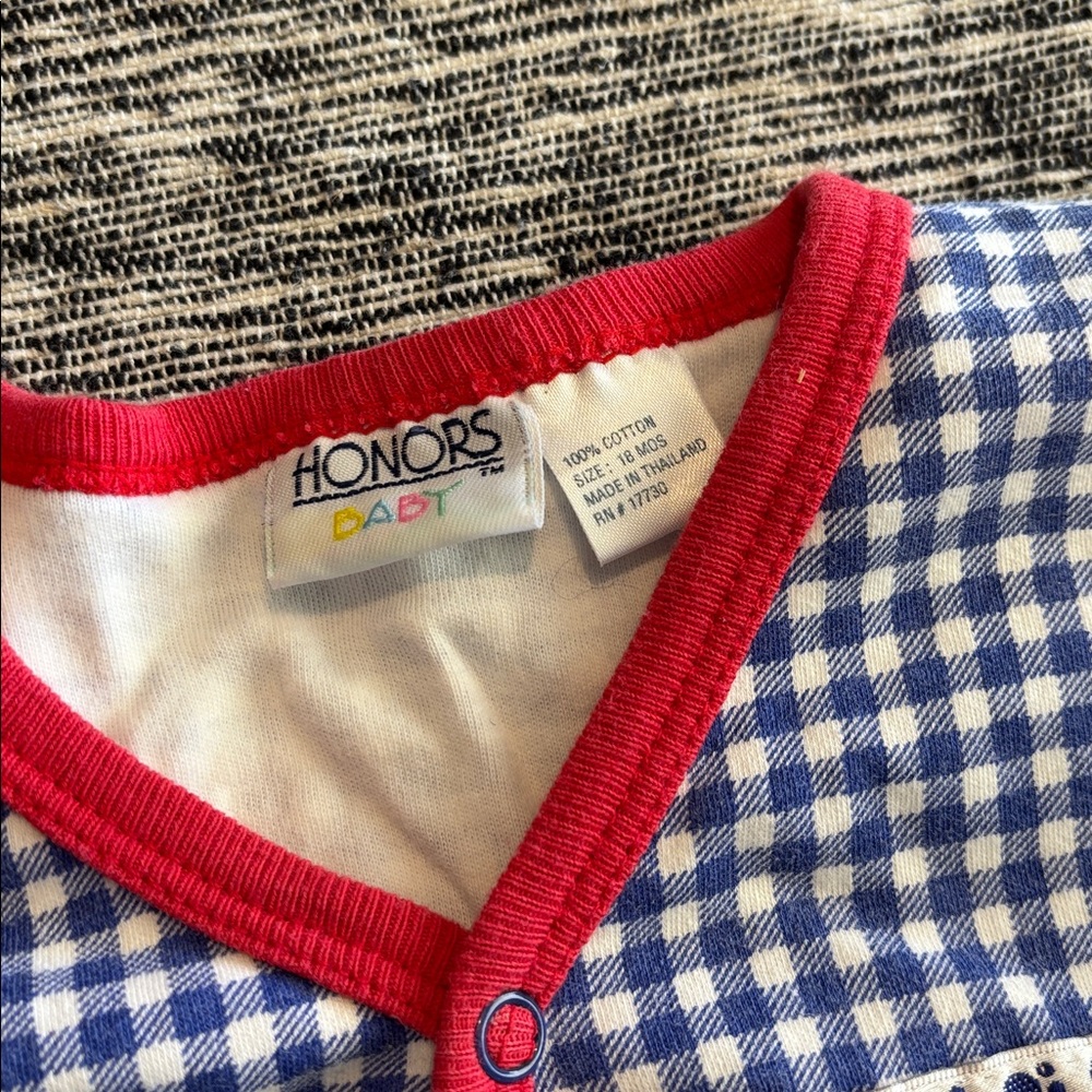 Vintage puppy paws onesie baby 18 months - Picture 3 of 3